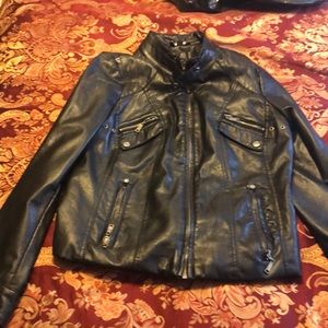 Women’s leather light jacket